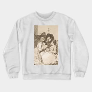 The Filiation by Francisco Goya Crewneck Sweatshirt